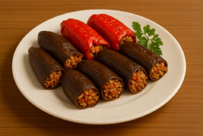 KURU PATLICAN DOLMASI